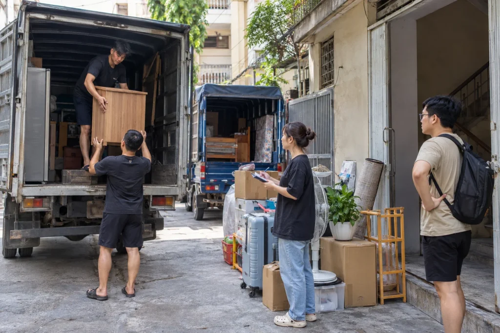 Ảnh minh họa cho bài Cách chọn kích thước xe tải khi chuyển trọ