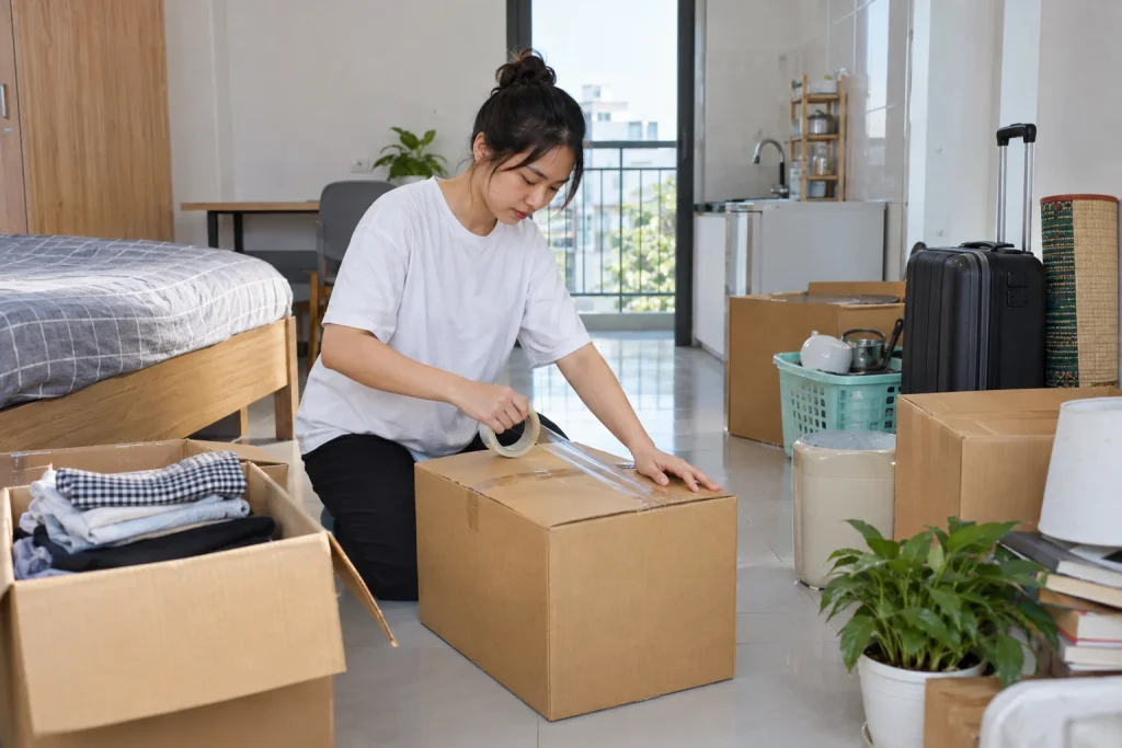 Ảnh minh họa cho bài Cách chọn thùng carton để chuyển trọ