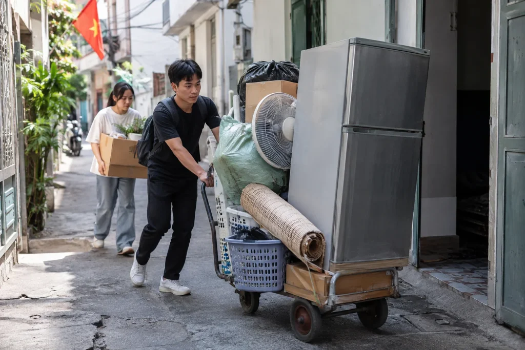 Ảnh minh họa cho bài Cách chuyển trọ khi không có ô tô