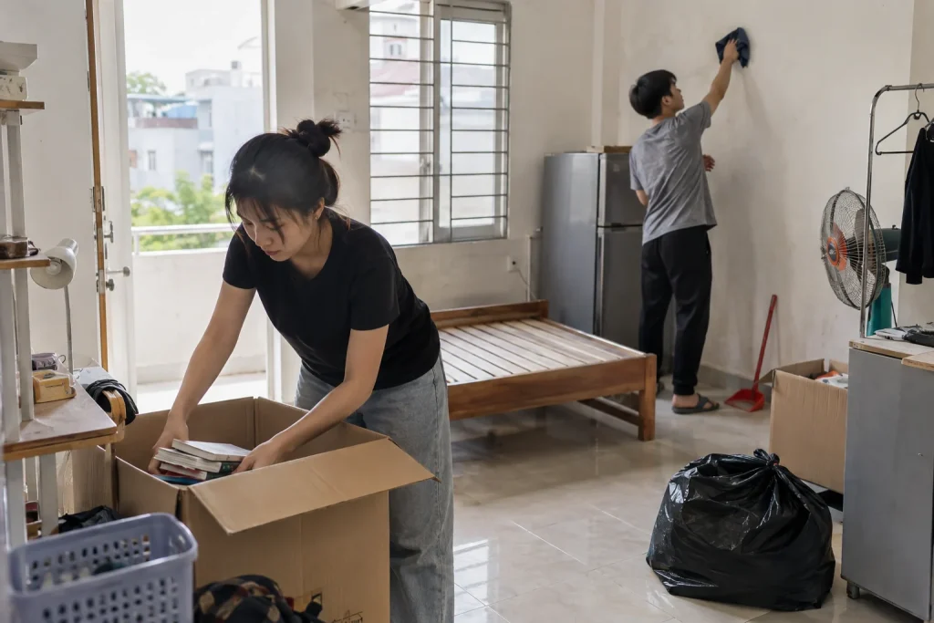 Ảnh minh họa cho bài Cách dọn phòng trọ cũ trước khi trả phòng