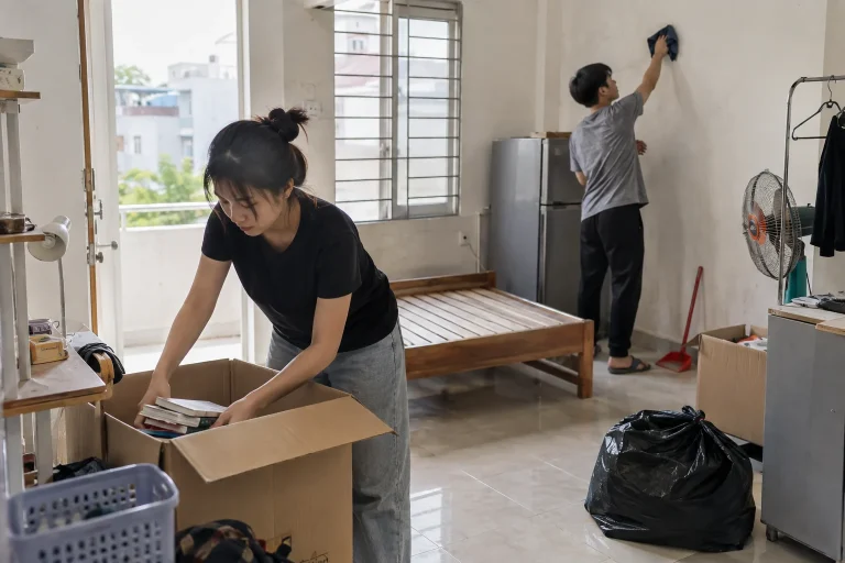 Ảnh minh họa cho bài Cách dọn phòng trọ cũ trước khi trả phòng