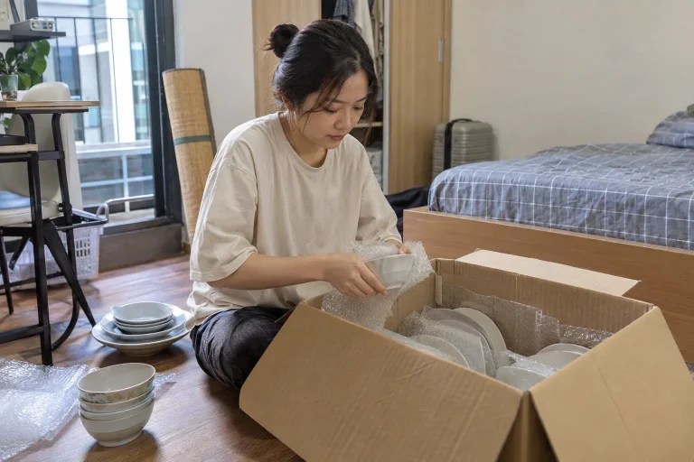 Ảnh minh họa cho bài Cách đóng gói chén bát khi chuyển trọ