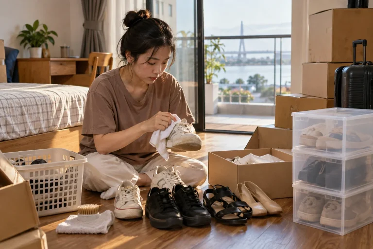 Ảnh minh họa cho bài Cách đóng gói giày dép khi chuyển trọ