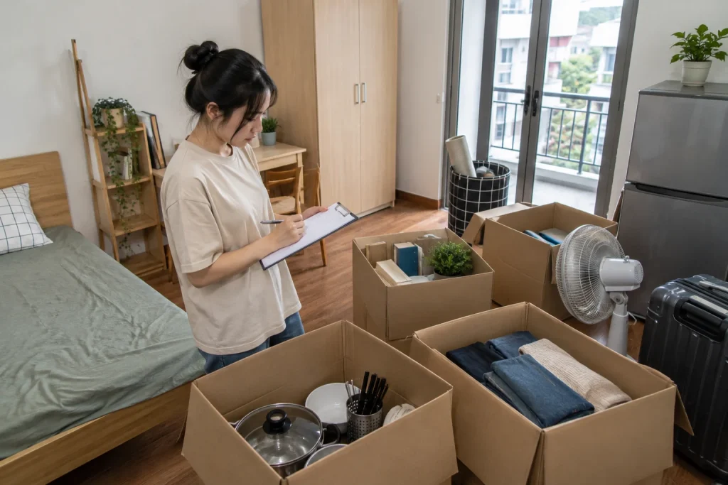 Ảnh minh họa cho bài Cách kiểm kê đồ đạc khi chuyển trọ