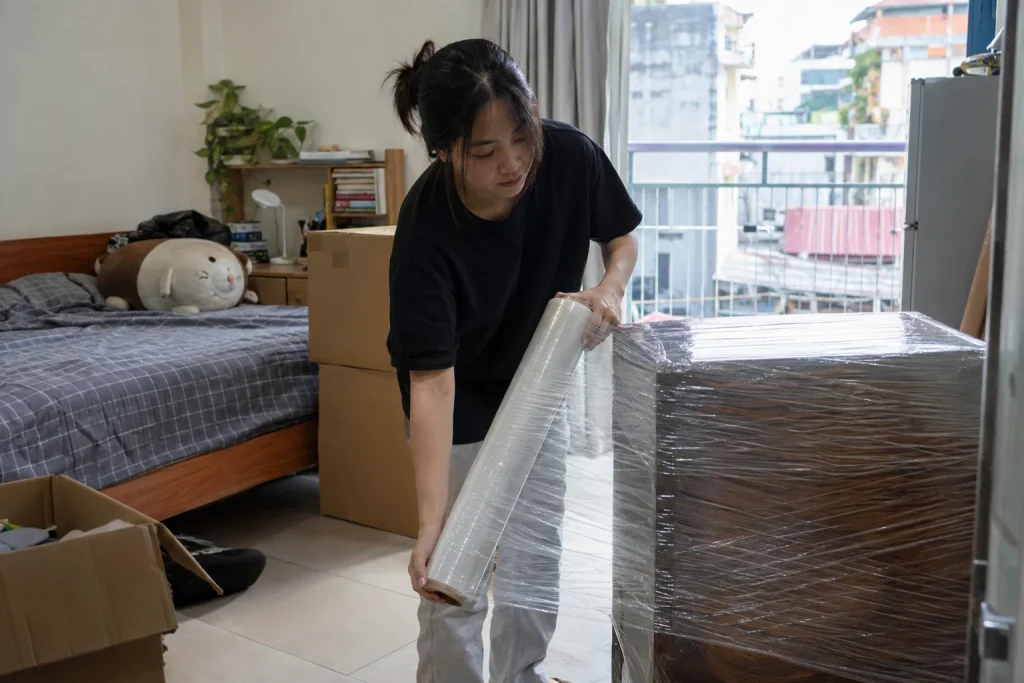 Ảnh minh họa cho bài Cách sử dụng màng PE khi chuyển trọ