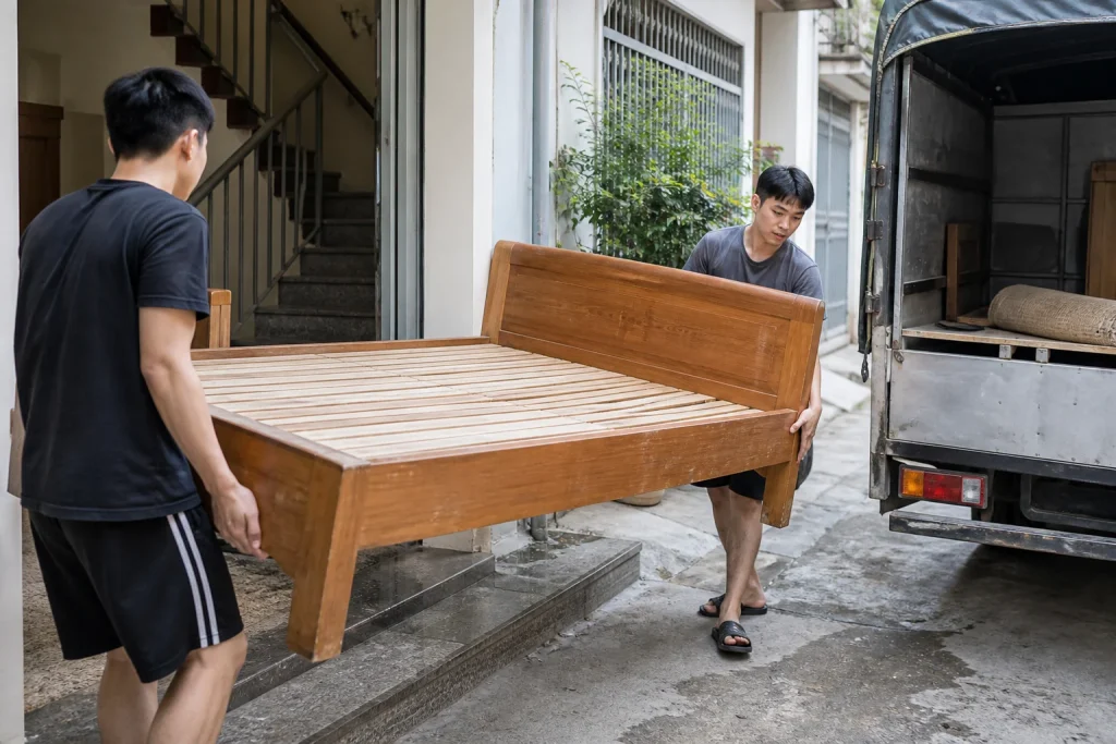 Ảnh minh họa cho bài Cách vận chuyển giường khi chuyển trọ