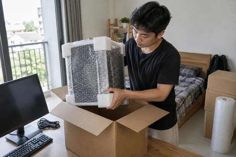 Ảnh minh họa cho bài Cách vận chuyển máy tính không bị hư hỏng