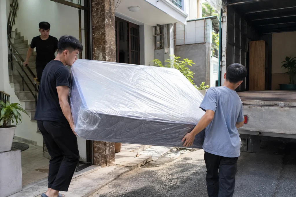Ảnh minh họa cho bài Cách vận chuyển nệm khi chuyển trọ