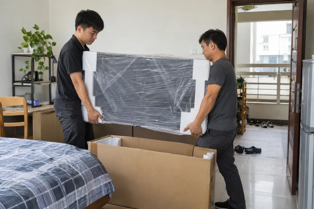 Ảnh minh họa cho bài Cách vận chuyển tivi không bị vỡ màn hình