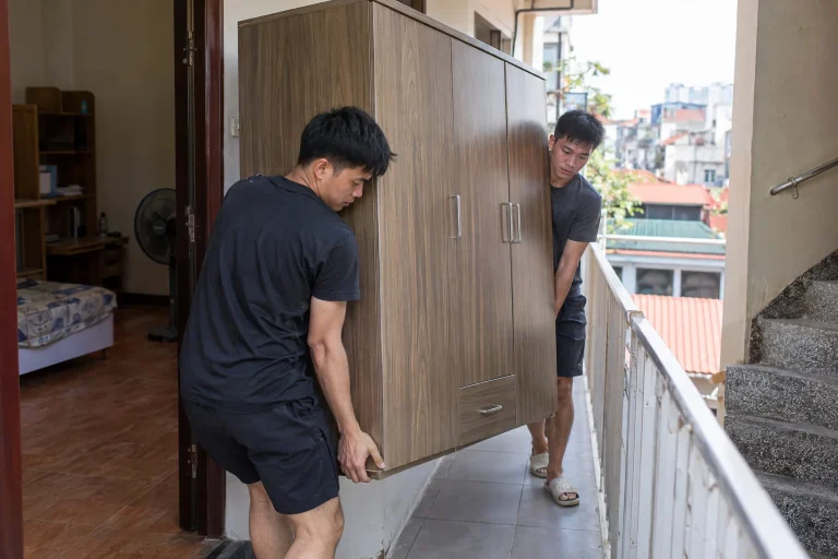 Ảnh minh họa cho bài Cách vận chuyển tủ quần áo khi chuyển trọ