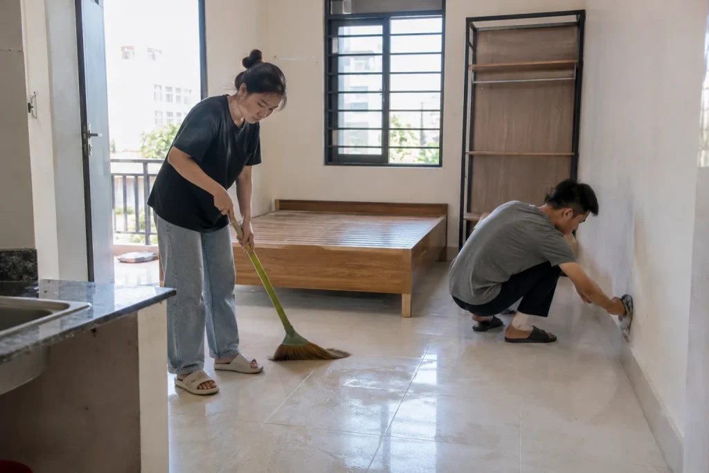 Ảnh minh họa cho bài Cách vệ sinh phòng trọ trước khi trả phòng