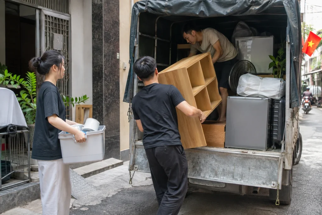 Ảnh minh họa cho bài Cách xếp đồ lên xe khi chuyển trọ