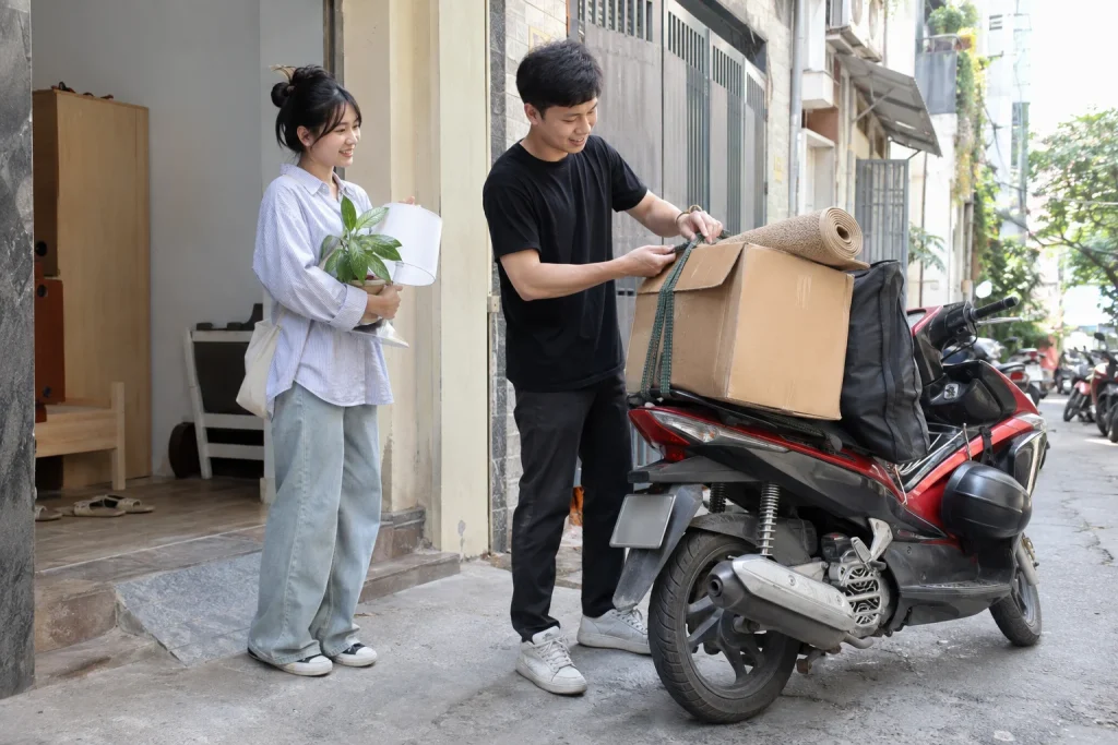 Ảnh minh họa cho bài Chuyển trọ ít đồ nên thuê xe gì