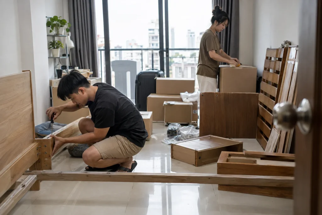 Ảnh minh họa cho bài Có nên tháo rời nội thất khi chuyển trọ