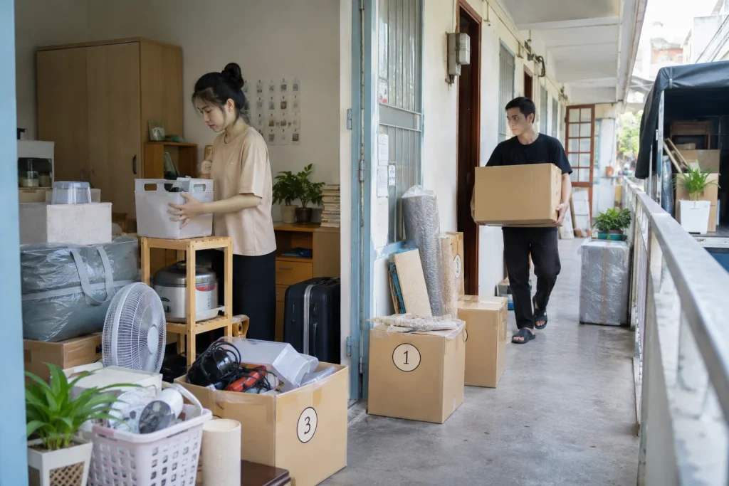 Ảnh minh họa cho bài Kinh nghiệm chuyển trọ khi có nhiều đồ