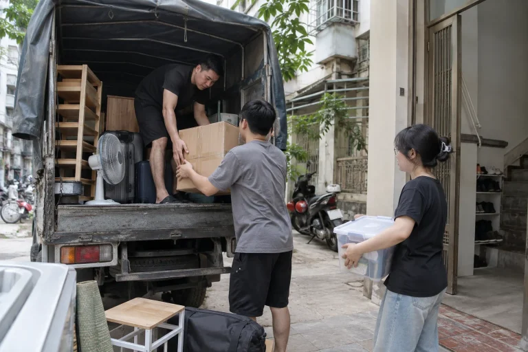 Ảnh minh họa cho bài Kinh nghiệm thuê xe tải chuyển trọ