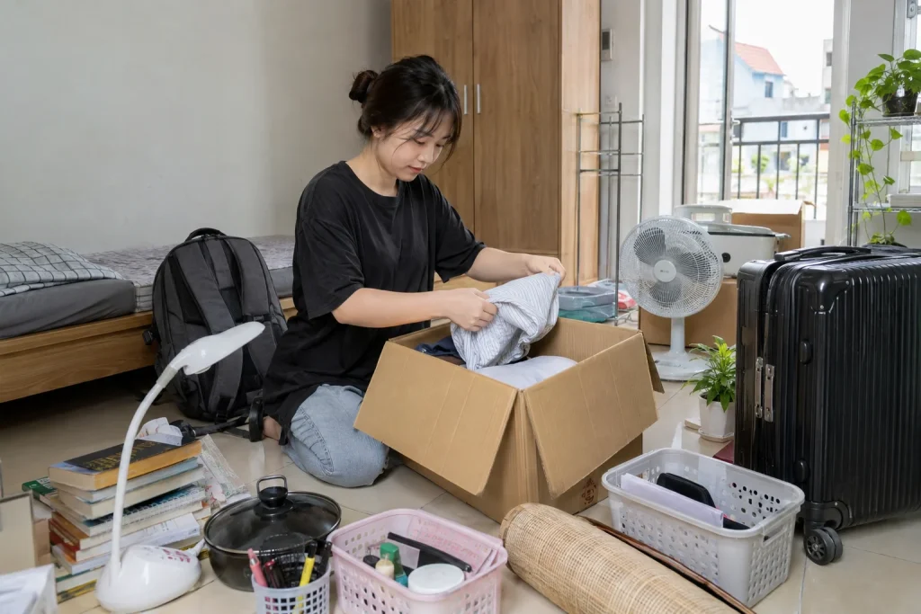 Ảnh minh họa cho bài Những đồ nên tự mang theo khi chuyển trọ
