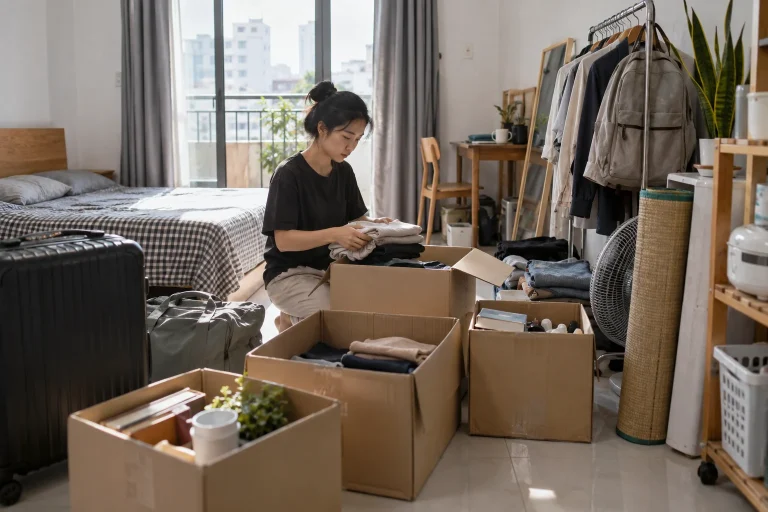 Ảnh minh họa cho bài Thứ tự đóng gói đồ khi chuyển trọ
